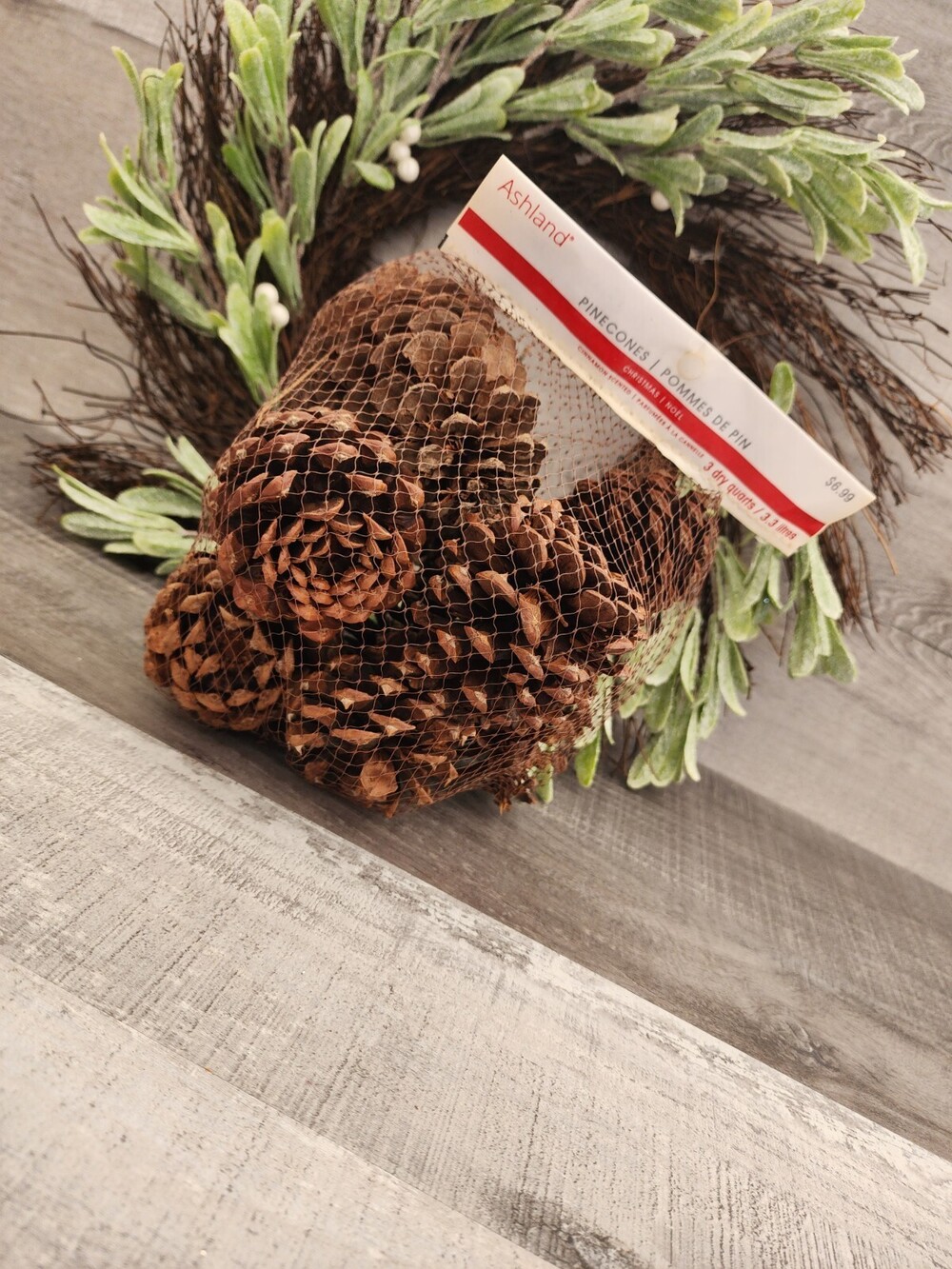Pinecones Ashland Crafting Christmas Cinnamon Scented 3 Dry Quarts Bag NEW